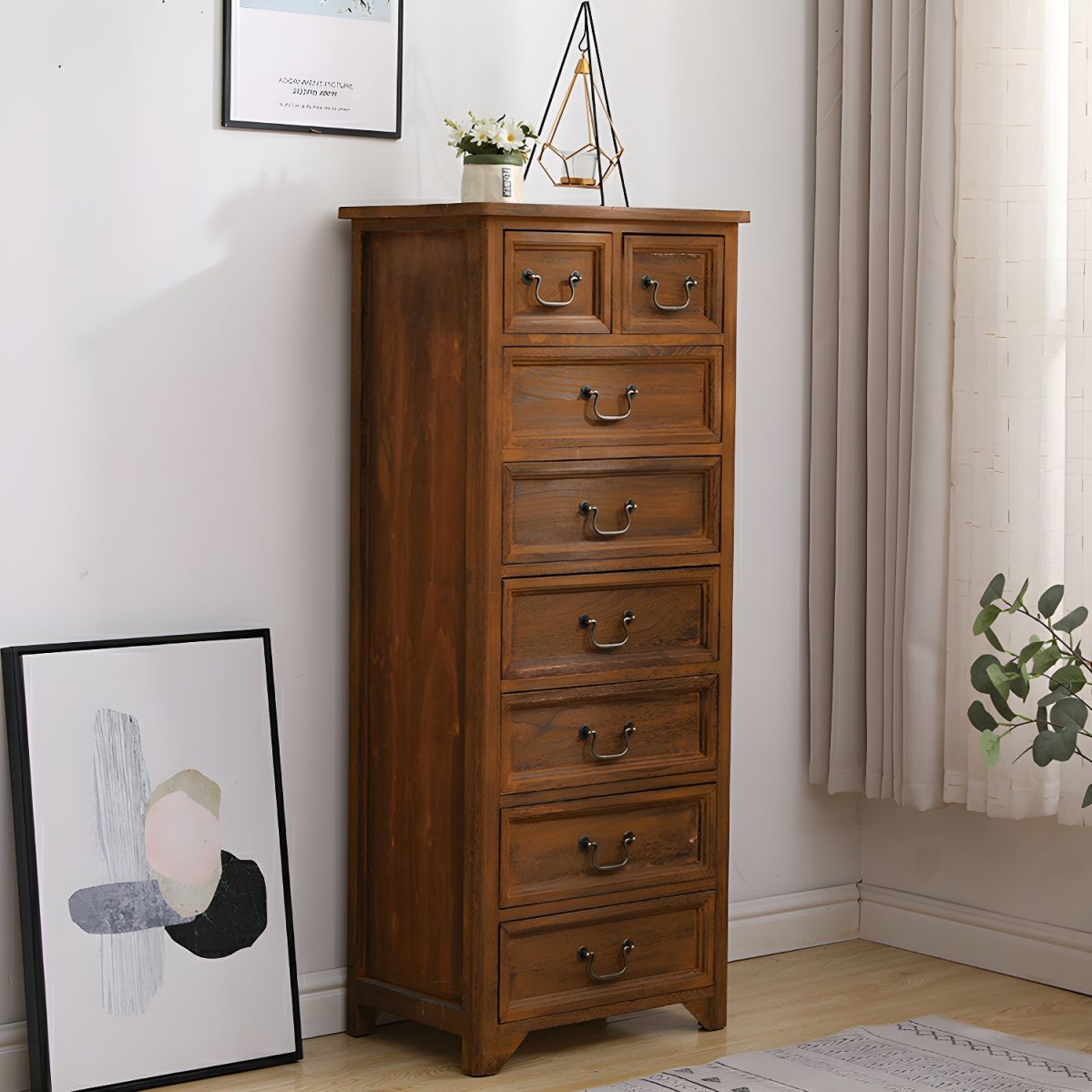 Vertical Solid Wood Lingerie Chest Coastal Style Multiple Colors for ...