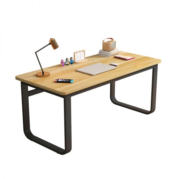 Trendy Butcher Block Desk, Computer Work Desk with Easy 