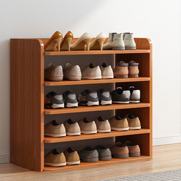 Sepia 5-tier Shoe Rack with Unsheltered Storage, 24