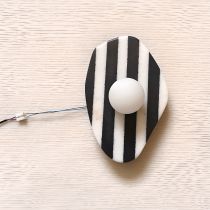 Black/ White Striped