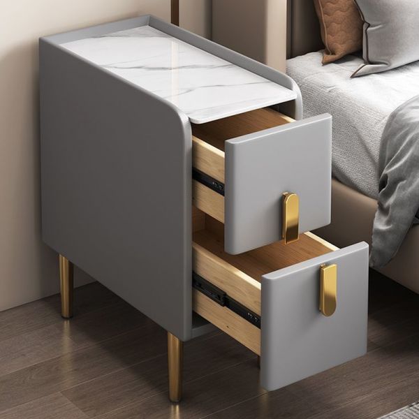 KEL Table de chevet moderne avec 3 tiroirs table de chevet en panneaux de particules dans le KEL Table de chevet moderne avec 3 tiroirs table de chevet en panneaux de particules dans le