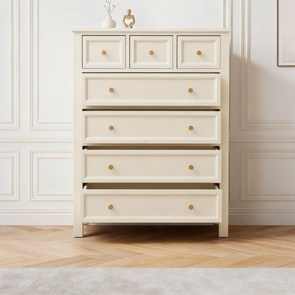cream dresser chest 28