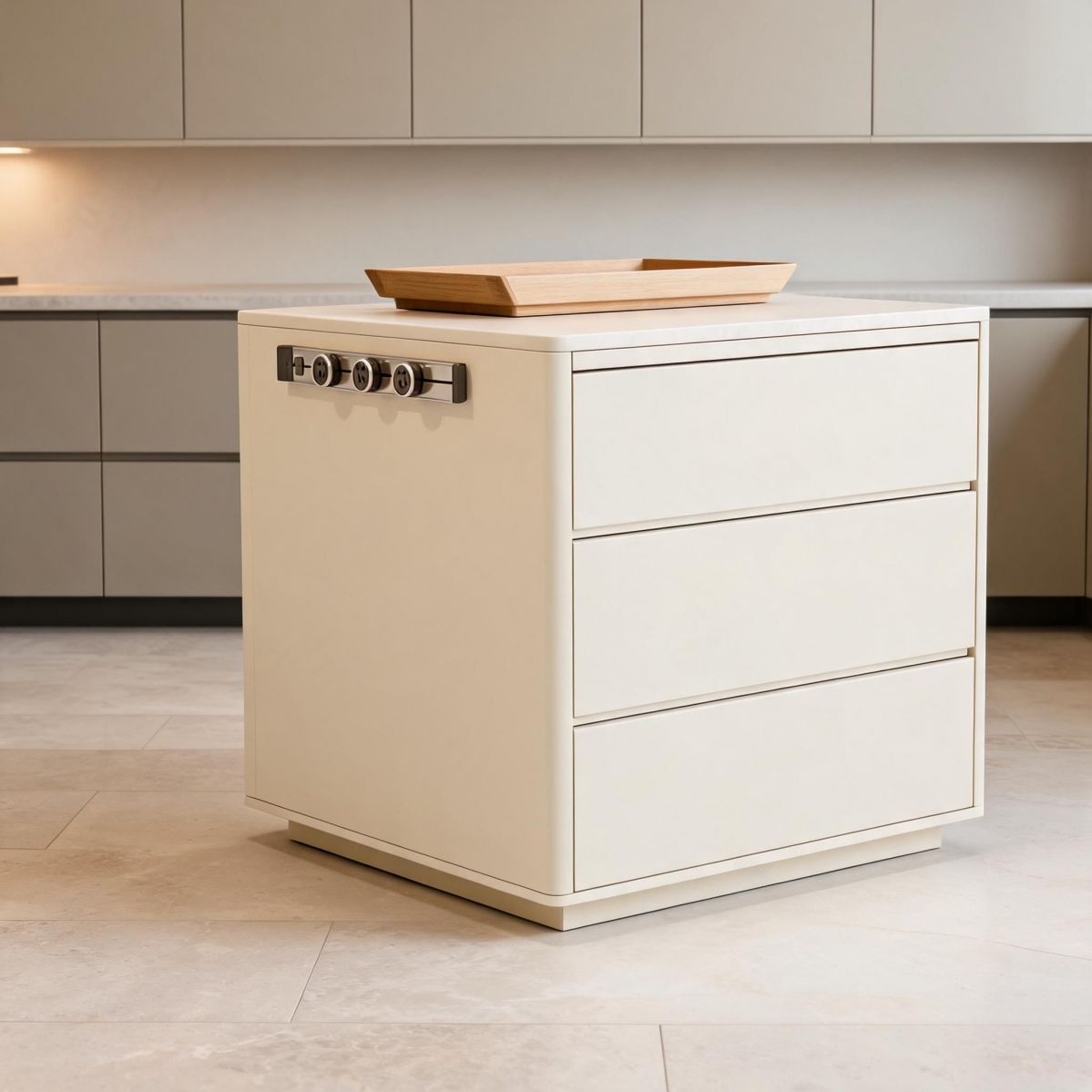 Nine Color and Configuration Cabinet Options Kitchen Carts