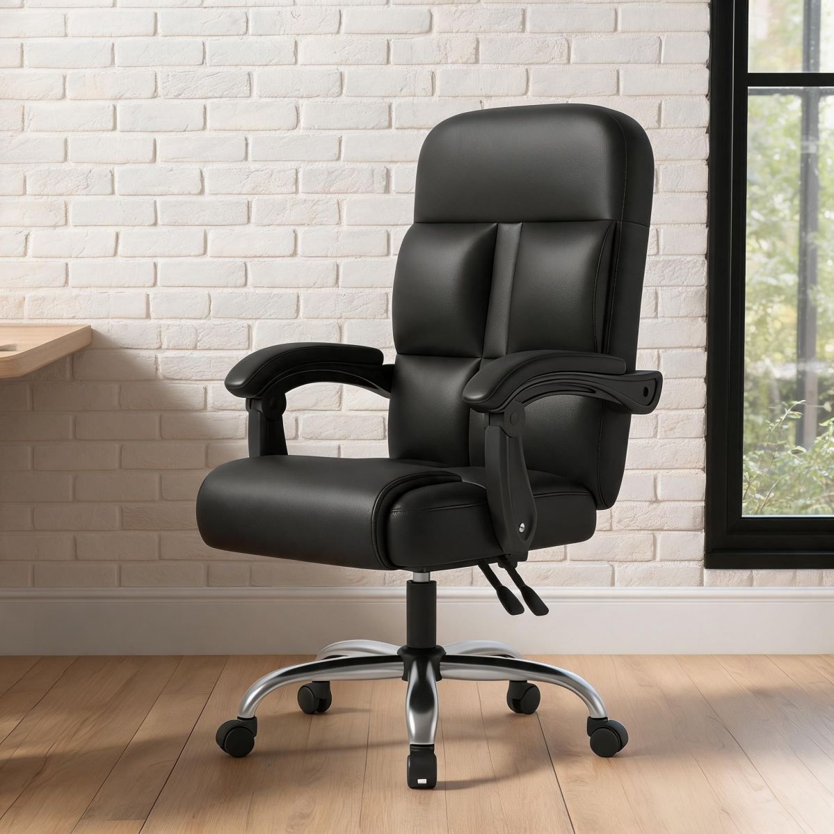 Upholstered High-Back Office Chair Collection with Massage Options ...